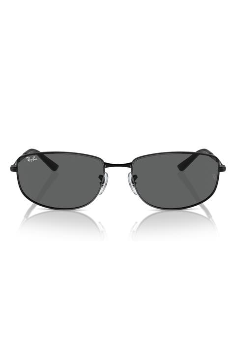 59mm Oval Sunglasses