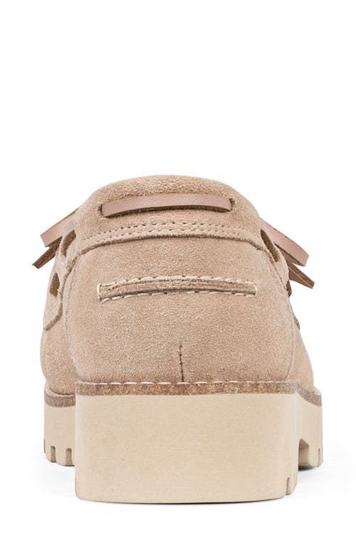 Donald Pliner Lug Sole Boat Shoe In Rosette