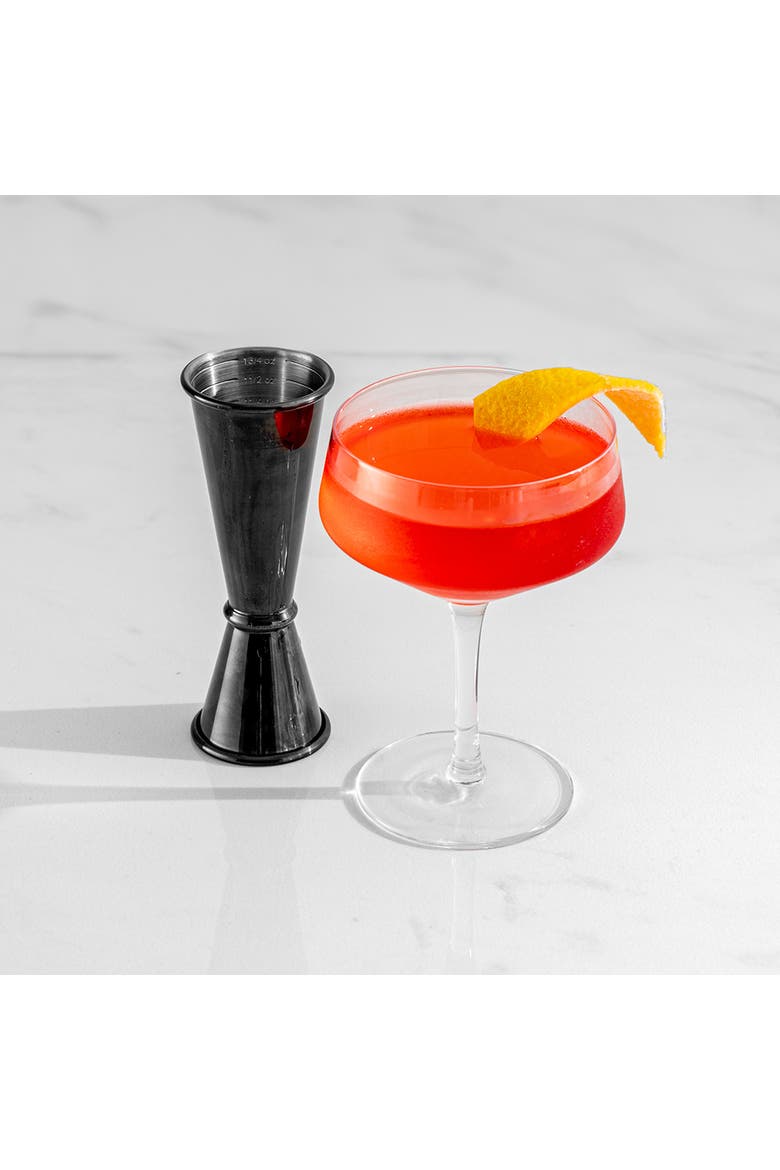 Black Japanese Cocktail Jigger, Alternate, color, Black