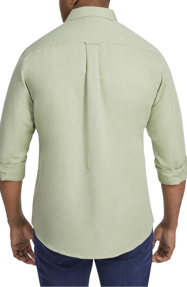 Johnny Bigg Anders Linen & Cotton Button-Up Shirt, Alternate, color,
