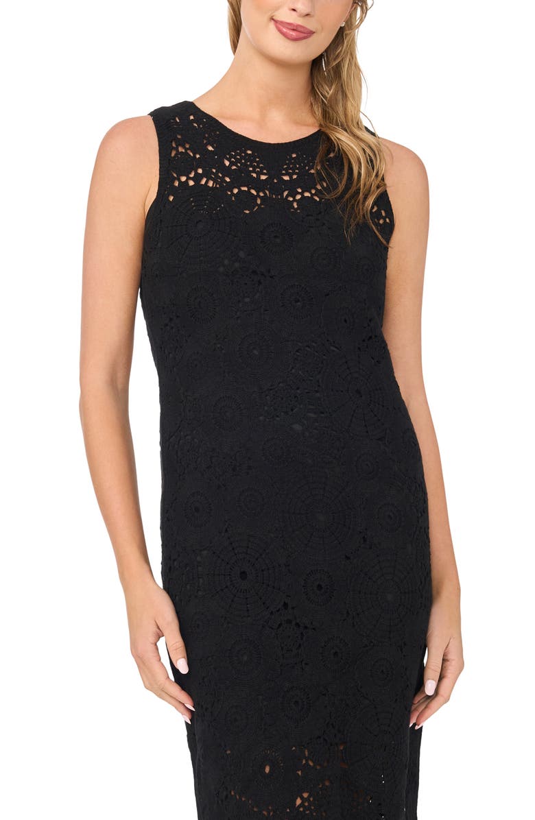 Halogen<sup>®</sup> Crochet Sheath Dress, Alternate, color, 
