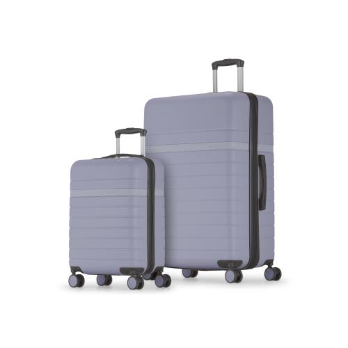 Bugatti Lisbon 2 Piece Hardside Luggage Set With Expansion In Lilac