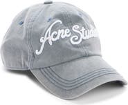 Acne Studios Tourist Logo Embroidered Cotton Twill Baseball Cap