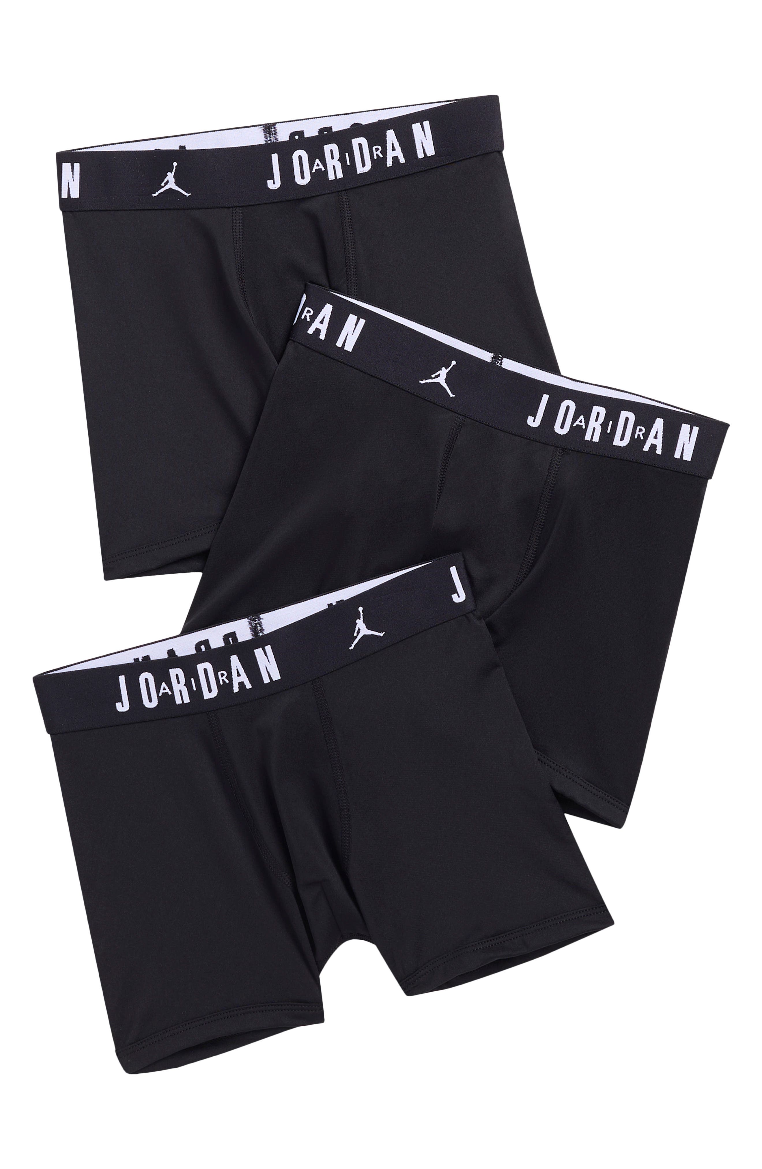 Jordan Kids' 3-Pack Performance Boxer Briefs