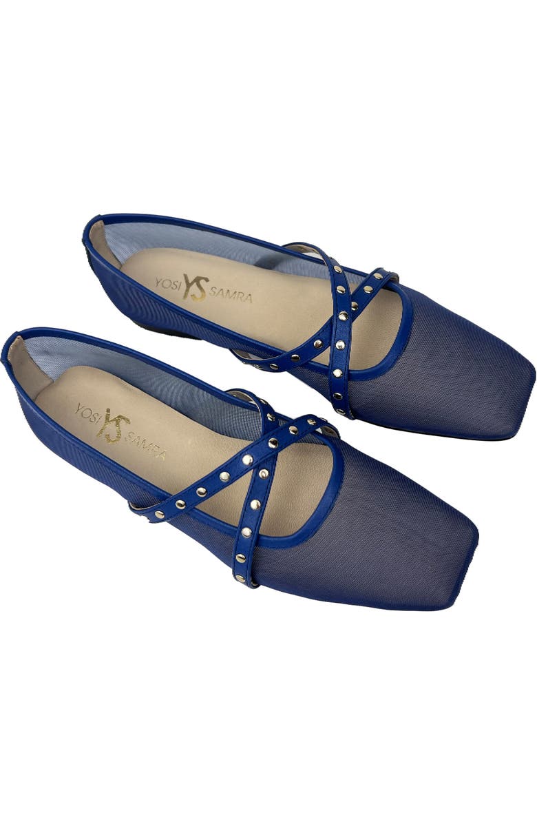Yosi Samra Chloe Square Toe Flat, Main, color,