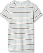 rag & bone The Slub Stripe Cotton T-Shirt