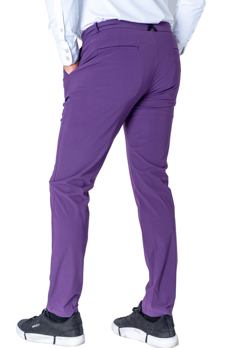 Slim Fit Pants, Alternate, color, PURPLE