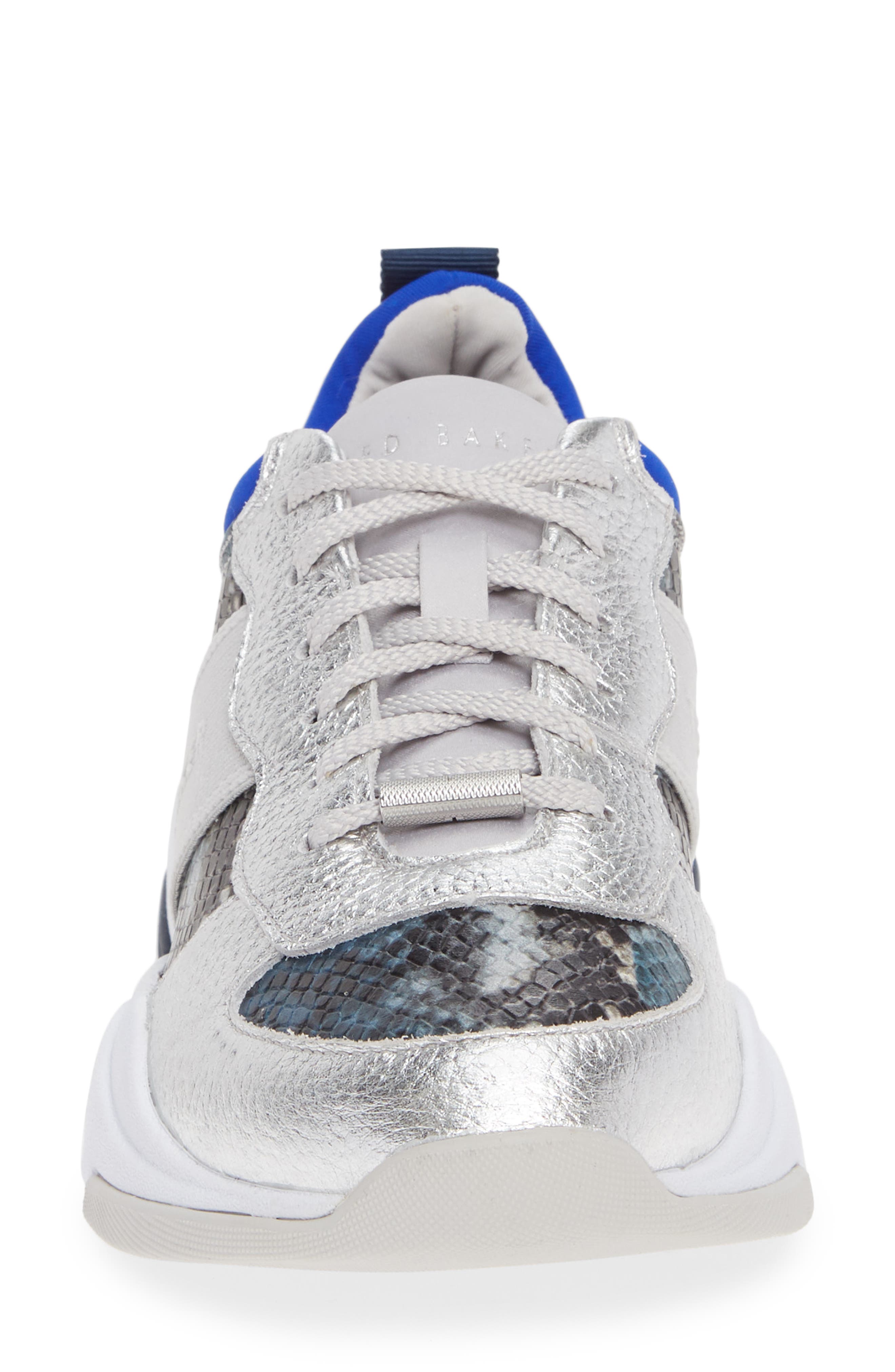 Wavara Sneaker, Alternate, color, BLUE LEATHER