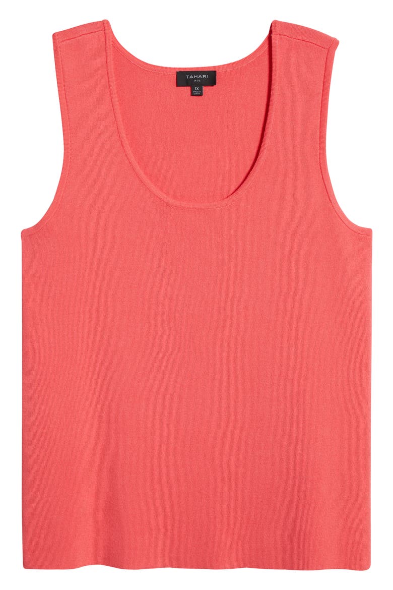 Scoop Neck Sweater Tank, Alternate, color, SUNSET