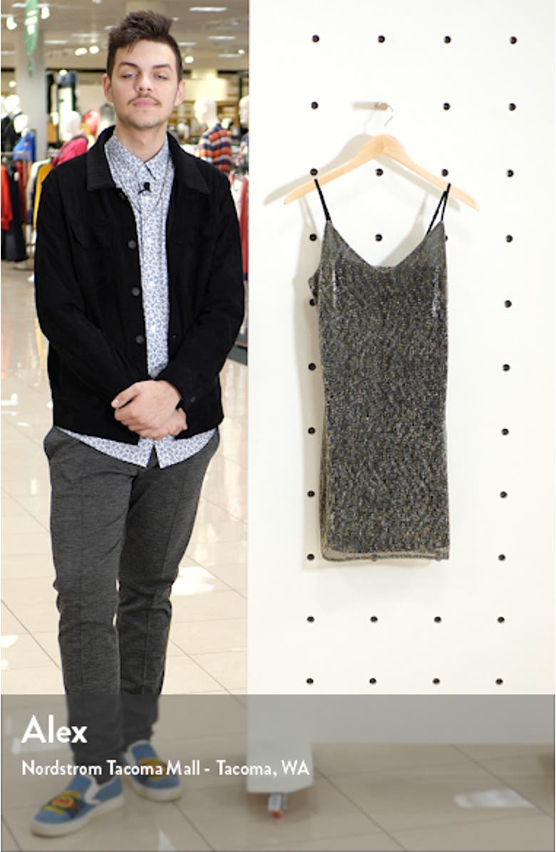 Celestial Glitter Minidress, sales video thumbnail