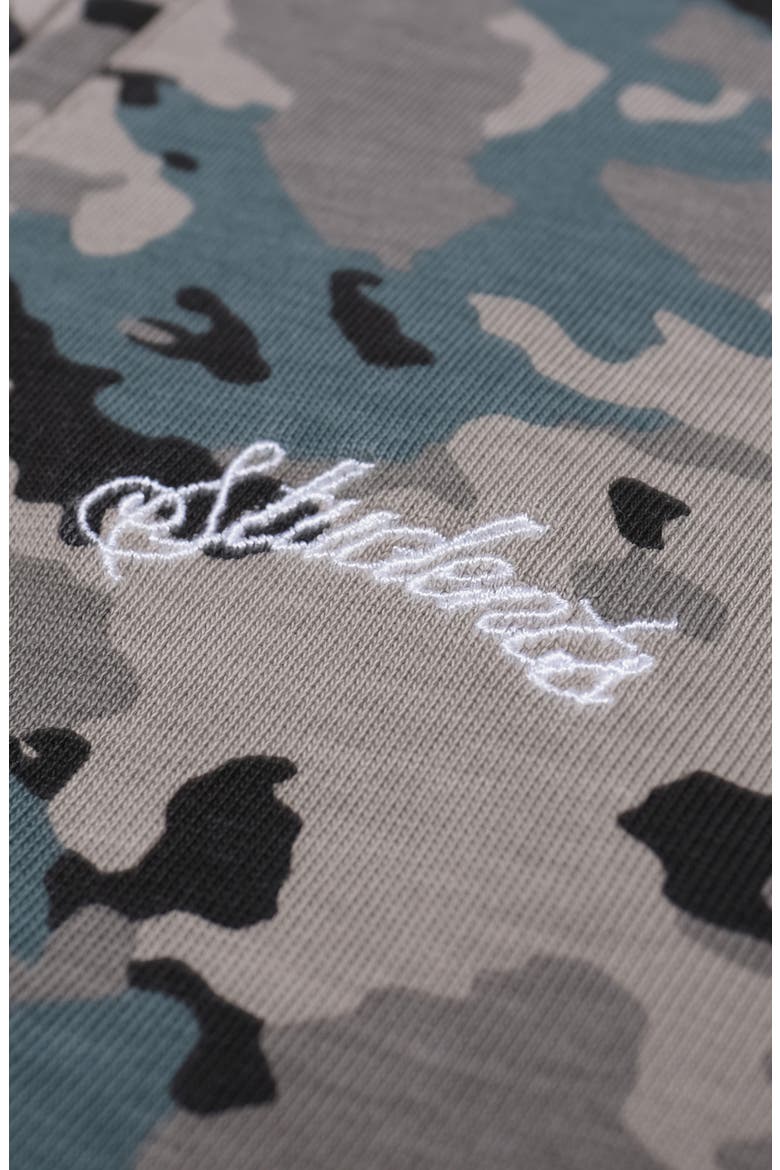 Gunnison Camo Long Sleeve Cotton Zip Polo, Alternate, color, CAMO