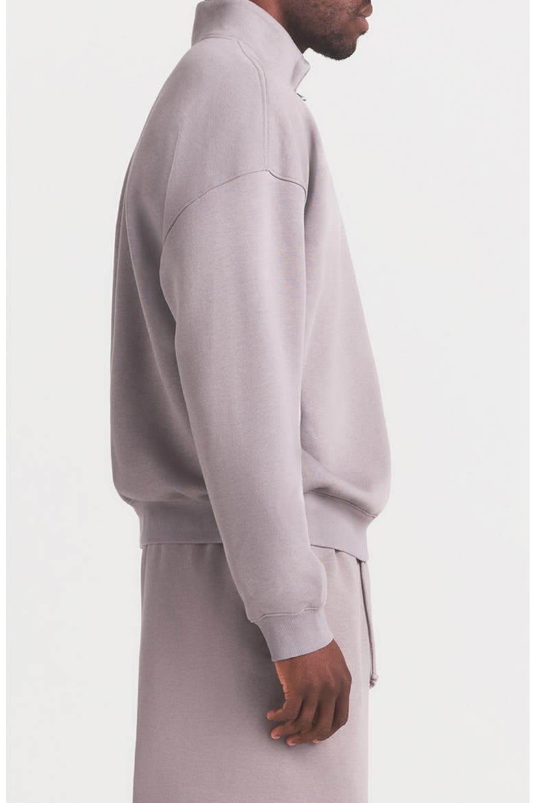 Realxed Half Zip Pullover, Alternate, color, SHADOW