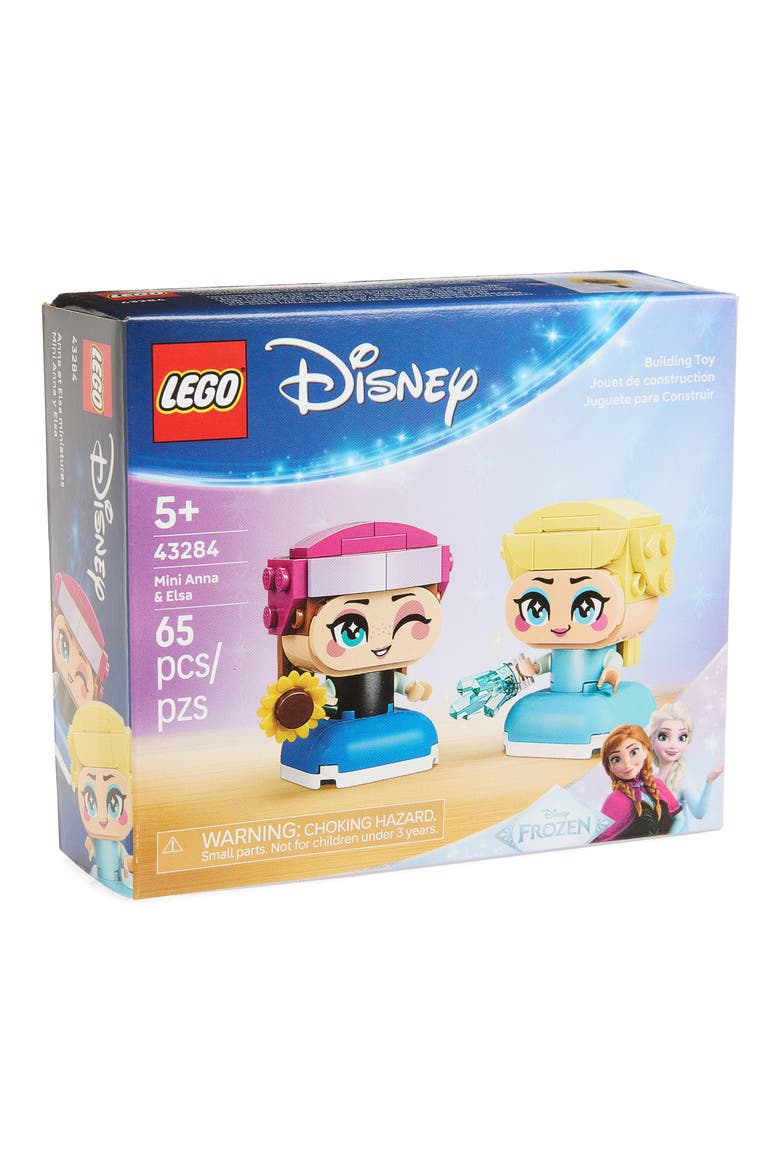 Disney Frozen Mini Anna & Elsa Building Set, Main, color, MULTI