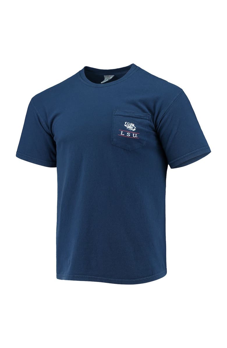 IMAGE ONE Men's Navy LSU Tigers Campus Americana T-Shirt, Alternate, color,