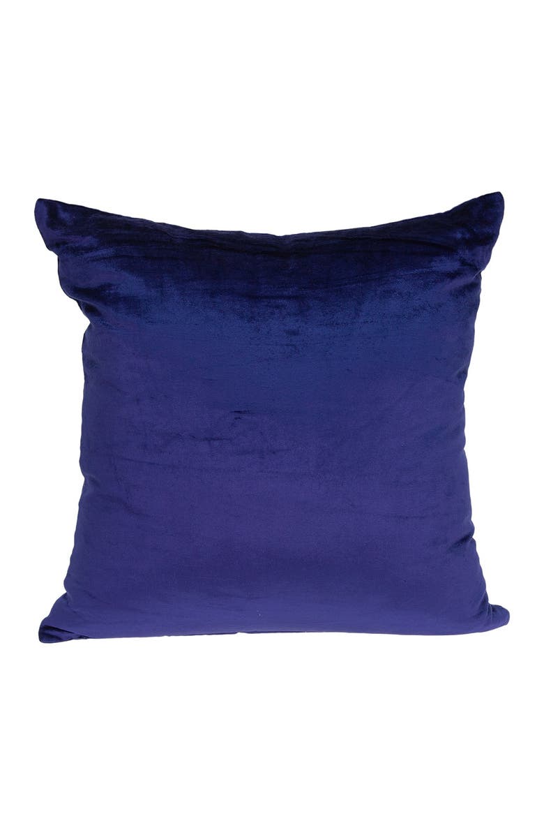 PARKLAND COLLECTION Topaz Transitional Solid Pillow - 18" x 18" - Royal Blue, Alternate, color, Royal Blue