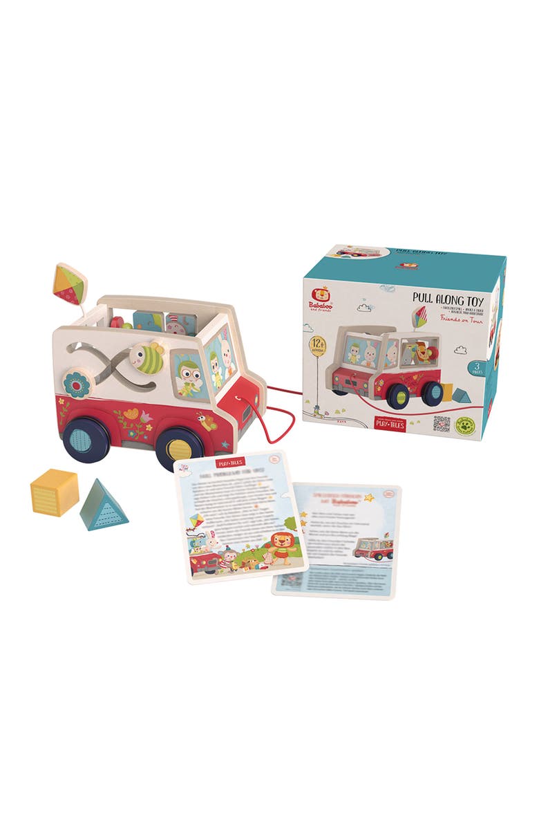 Bababoo and friends<sup>®</sup> Friends on Tour Push and Pull Toy, Alternate, color, Red