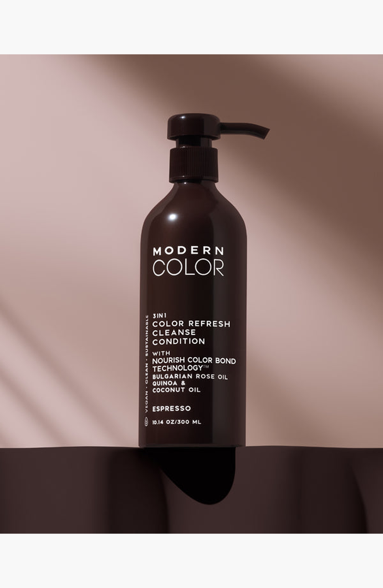 Modern Color Espresso 3-In-1 Hair Color Refresh Cleanse Conditioner, Alternate, color, Single