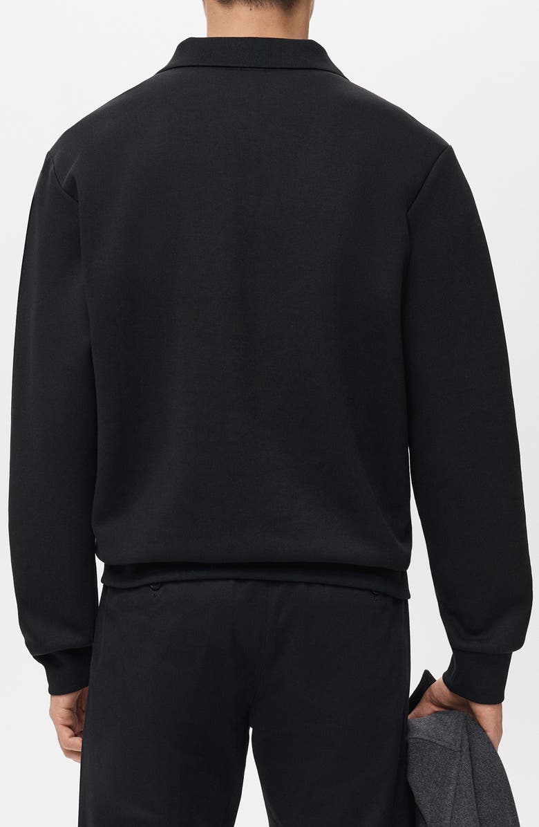 MANGO Regular Fit Polo Sweatshirt, Alternate, color, 