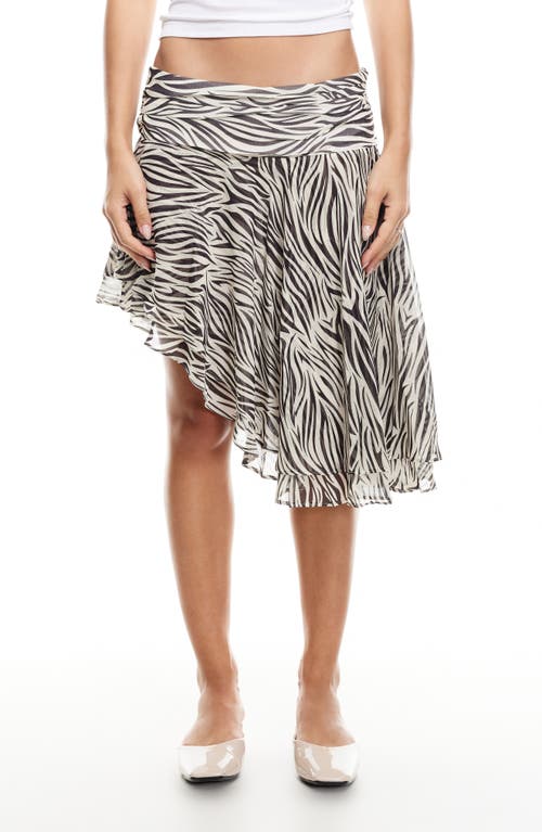 Lioness Legacy Chiffon Midi Skirt In Black