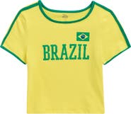 Voit Kids' Crop Graphic T-Shirt