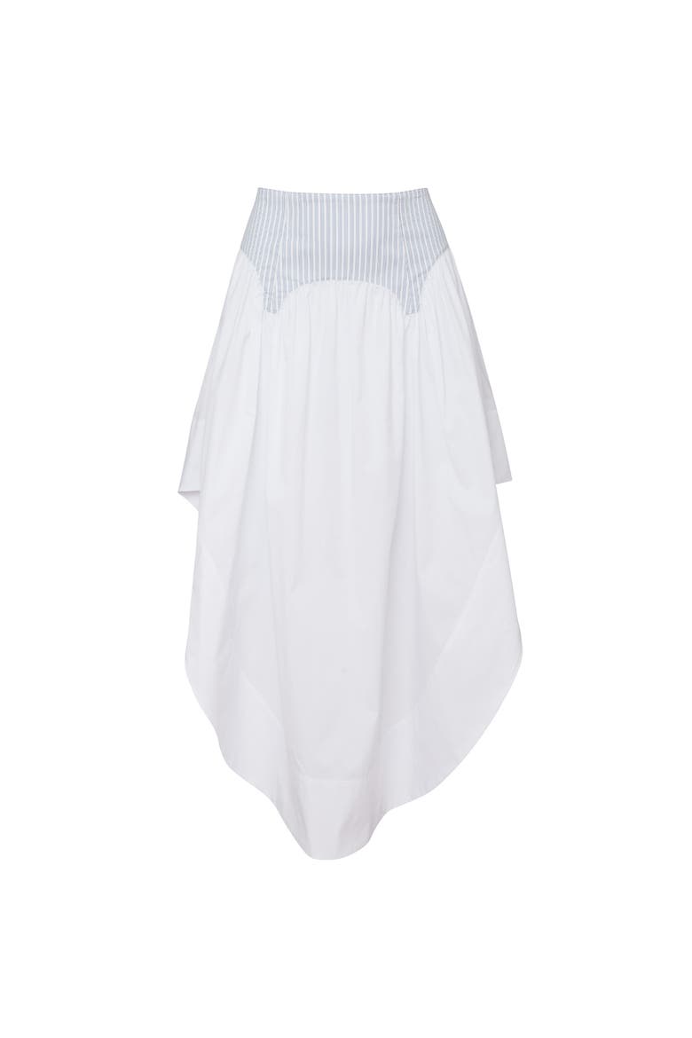 Poplin Garter Skirt, Alternate, color, East Hampton Stripe