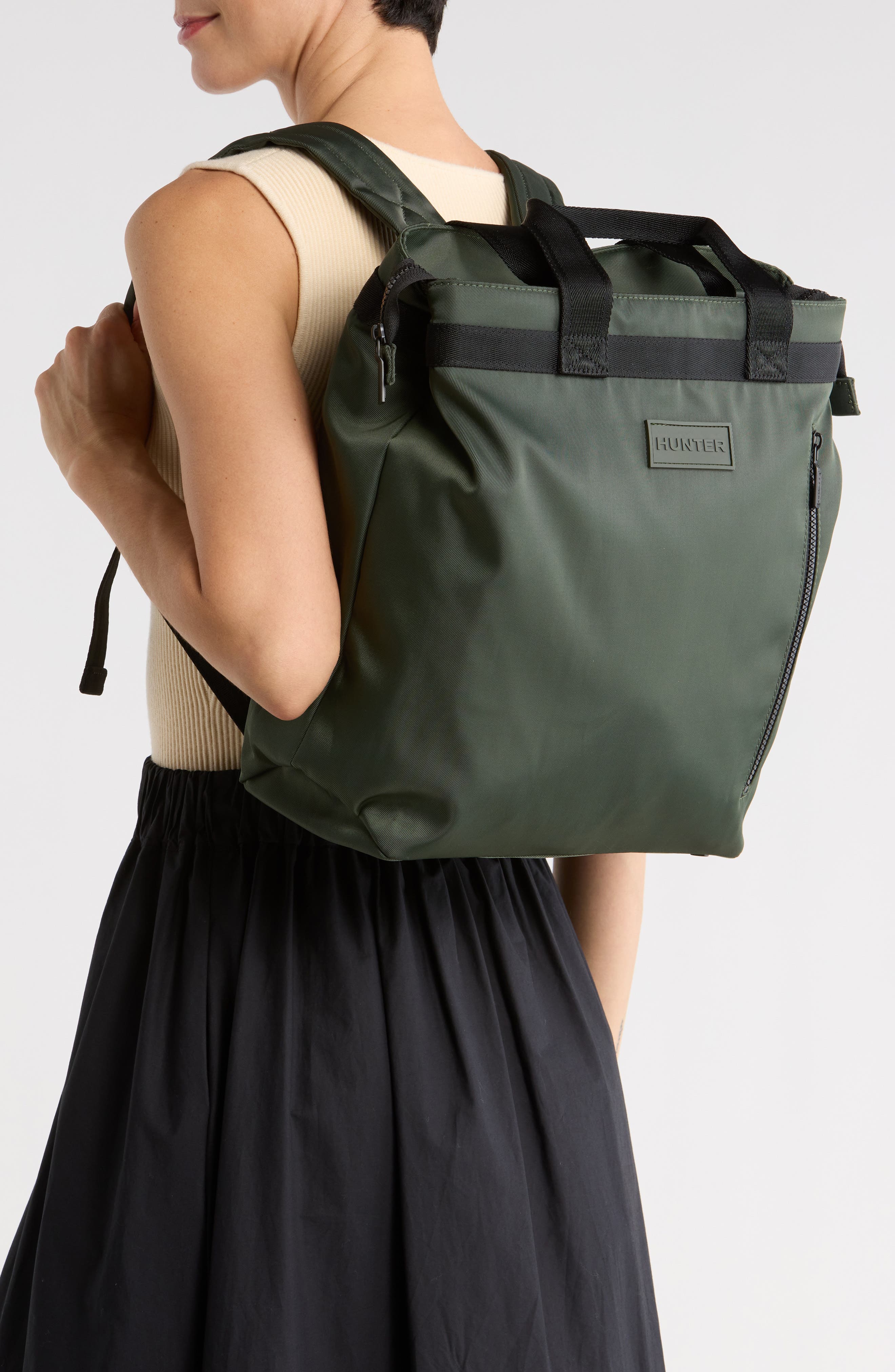 Hunter Hybrid Tote Backpack, Alternate, color, Medium Green