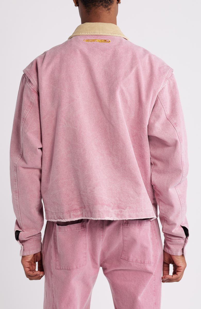 DIET STARTS MONDAY Hopkins Raw Edge Cotton Canvas Work Jacket, Alternate, color, 