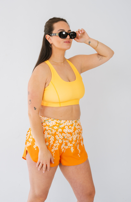 Cooldown Alkal Running Shorts In Marigold