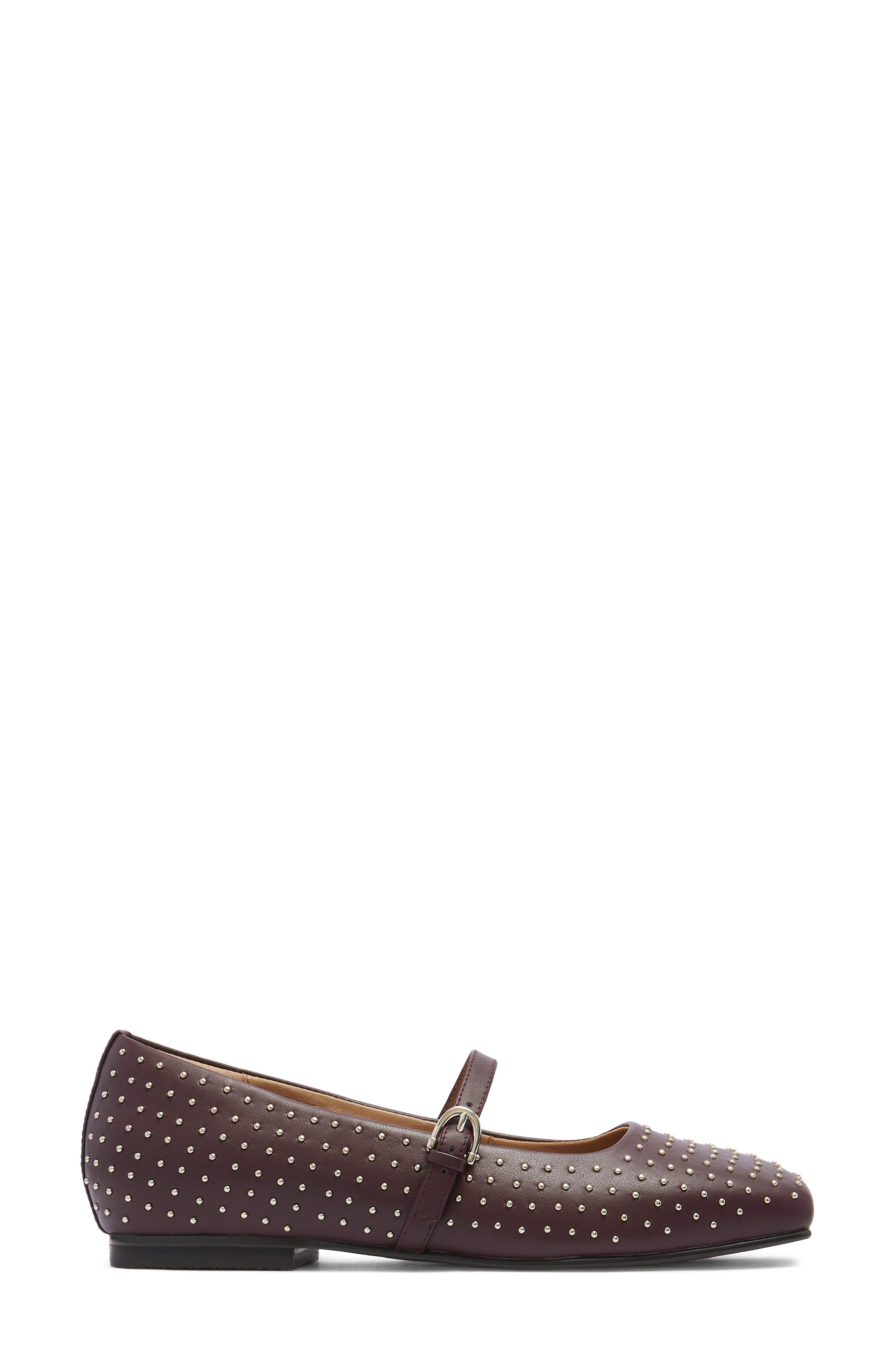 Hepburn Mary Jane Flat, Alternate, color, CHERRY STUD