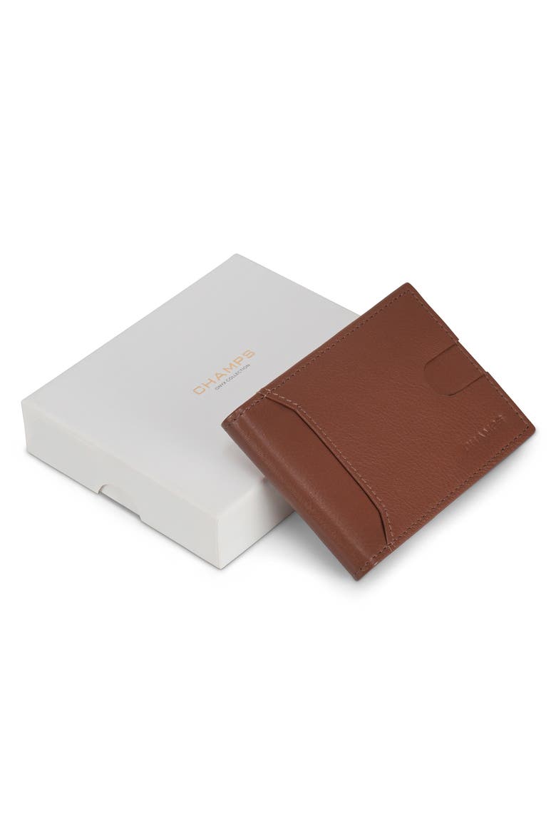 Onyx Bifold Wallet with Money Clip, Alternate, color, BROWN