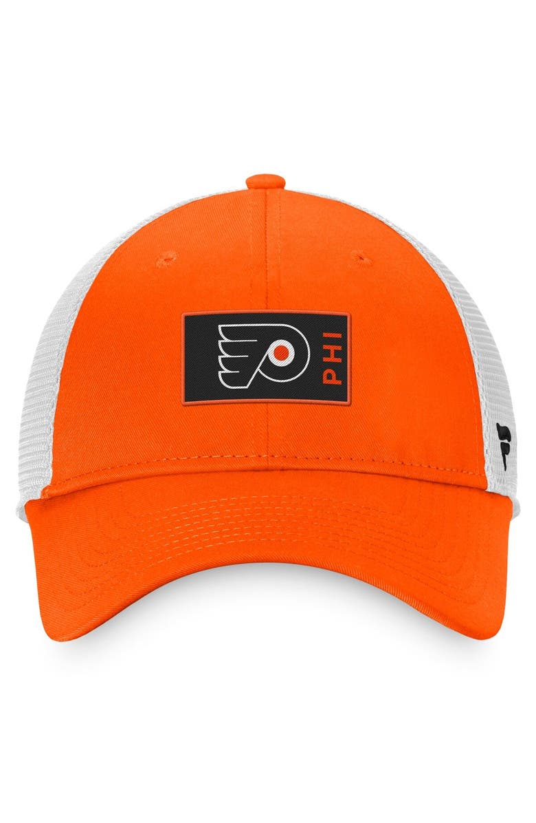FANATICS Men's Fanatics Branded Orange Philadelphia Flyers Authentic Pro Rink Trucker Snapback Hat, Alternate, color, Orange