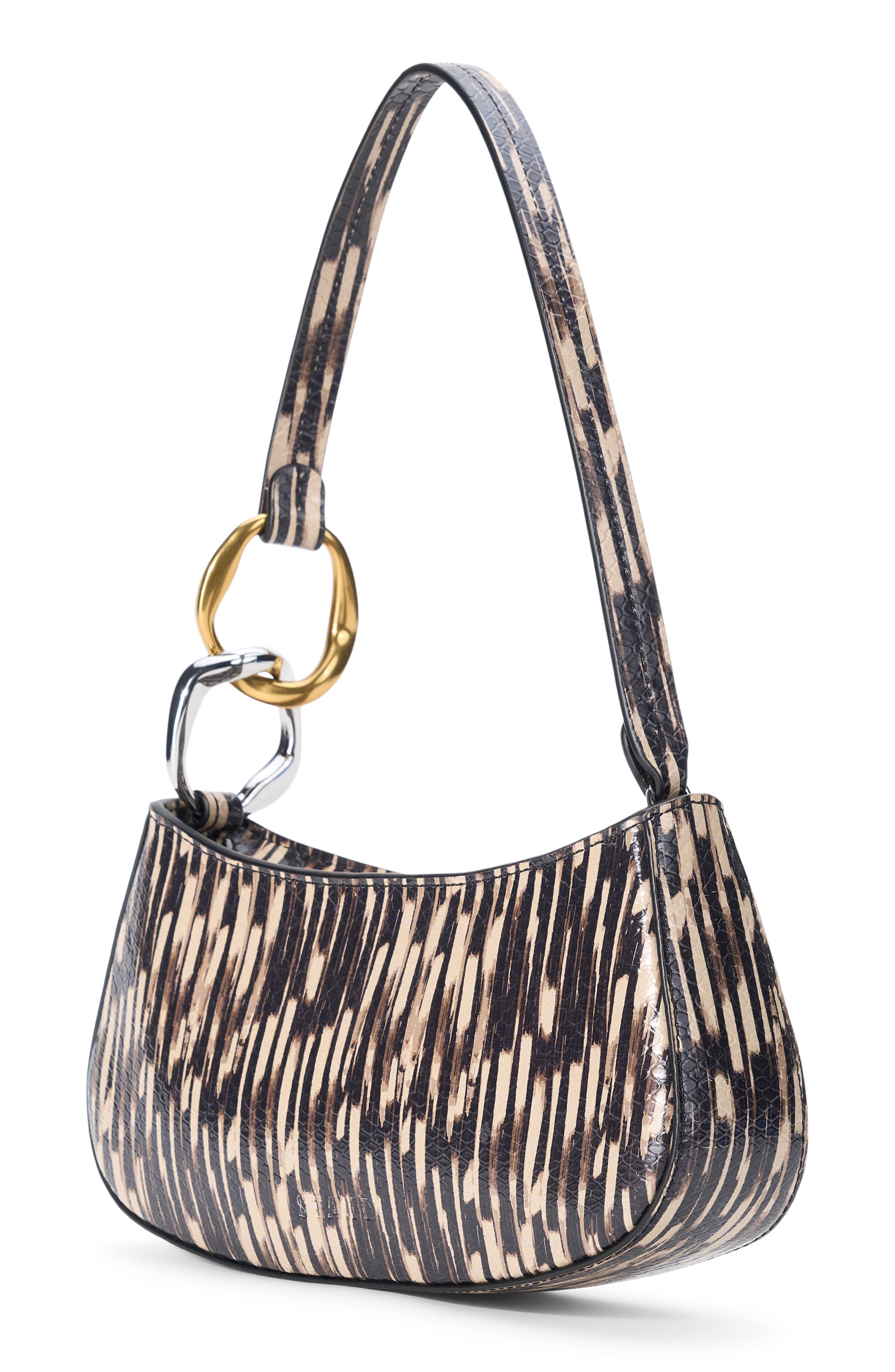Ollie Leather Shoulder Bag, Alternate, color, PORCUPINE QUILL