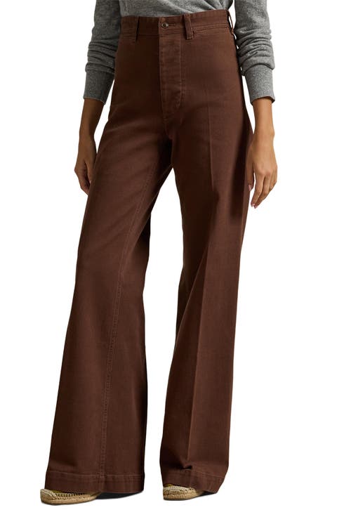 High Waist Wide Leg Pants