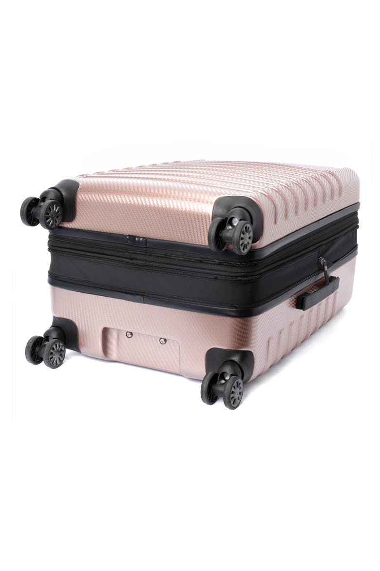 Rollmaster™ Lite 24-Inch Expandable Hardside Spinner Luggage, Alternate, color, ROSE CARBON FIBER