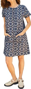 Ace & Jig Nat Button Front Mini Shift Dress