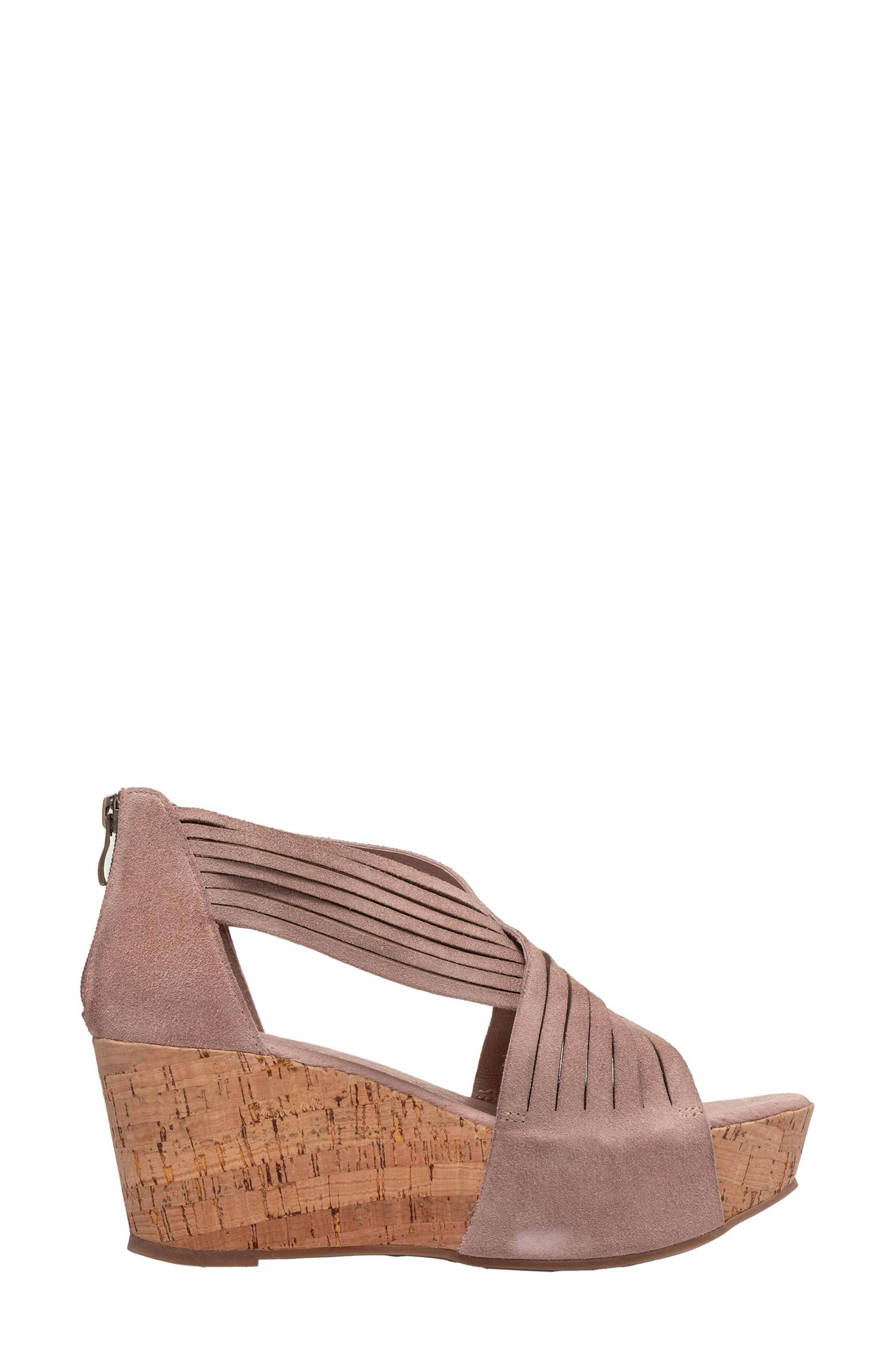 ANTELOPE Kailey Wedge Sandal, Alternate, color, Blush