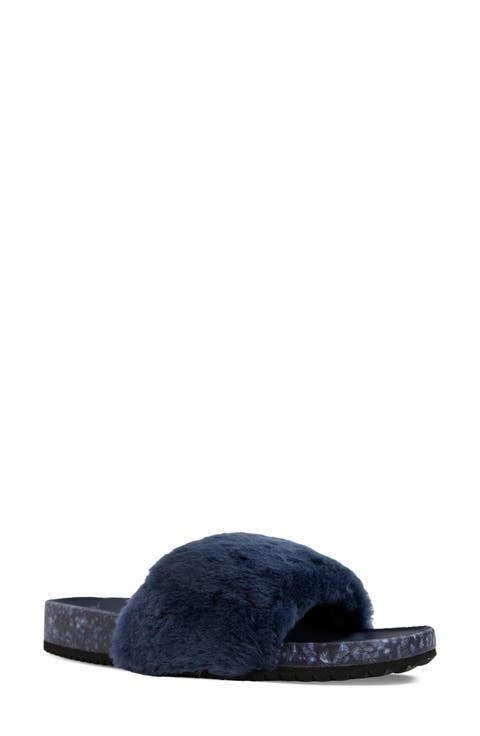 San Ysidro Genuine Shearling Slide Sandal (Women)