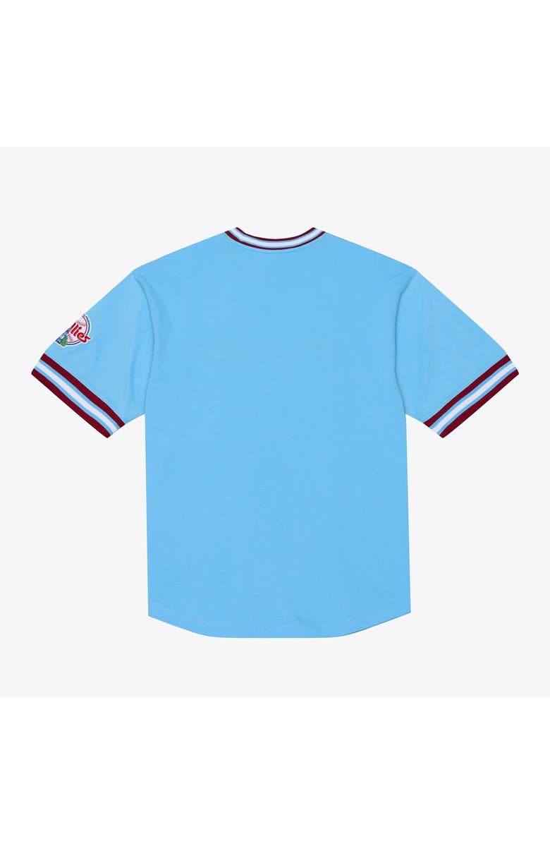 Mitchell & Ness Men's Mitchell & Ness Light Blue Philadelphia Phillies Wild Pitch Ringer T-Shirt, Alternate, color, Light Blue