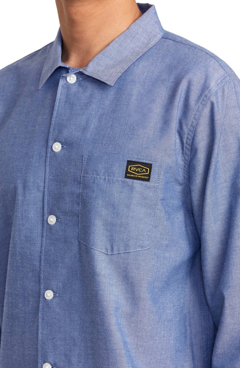 RVCA Day Shift Button-Up Shirt, Alternate, color,