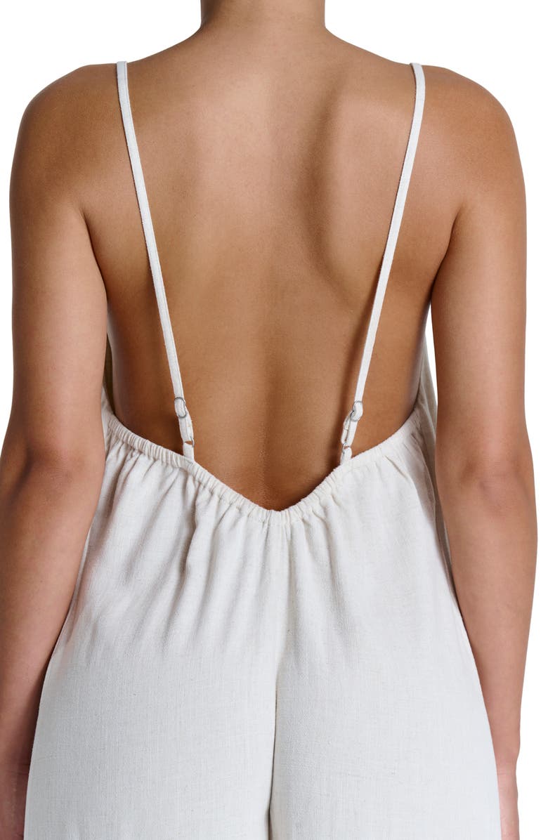 Naked Wardrobe Wide Leg Jumpsuit, Alternate, color, Cream