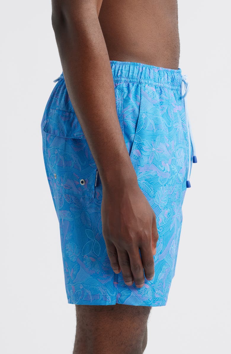 Peter Millar In the Canopy Swim Trunks, Alternate, color, Barracuda
