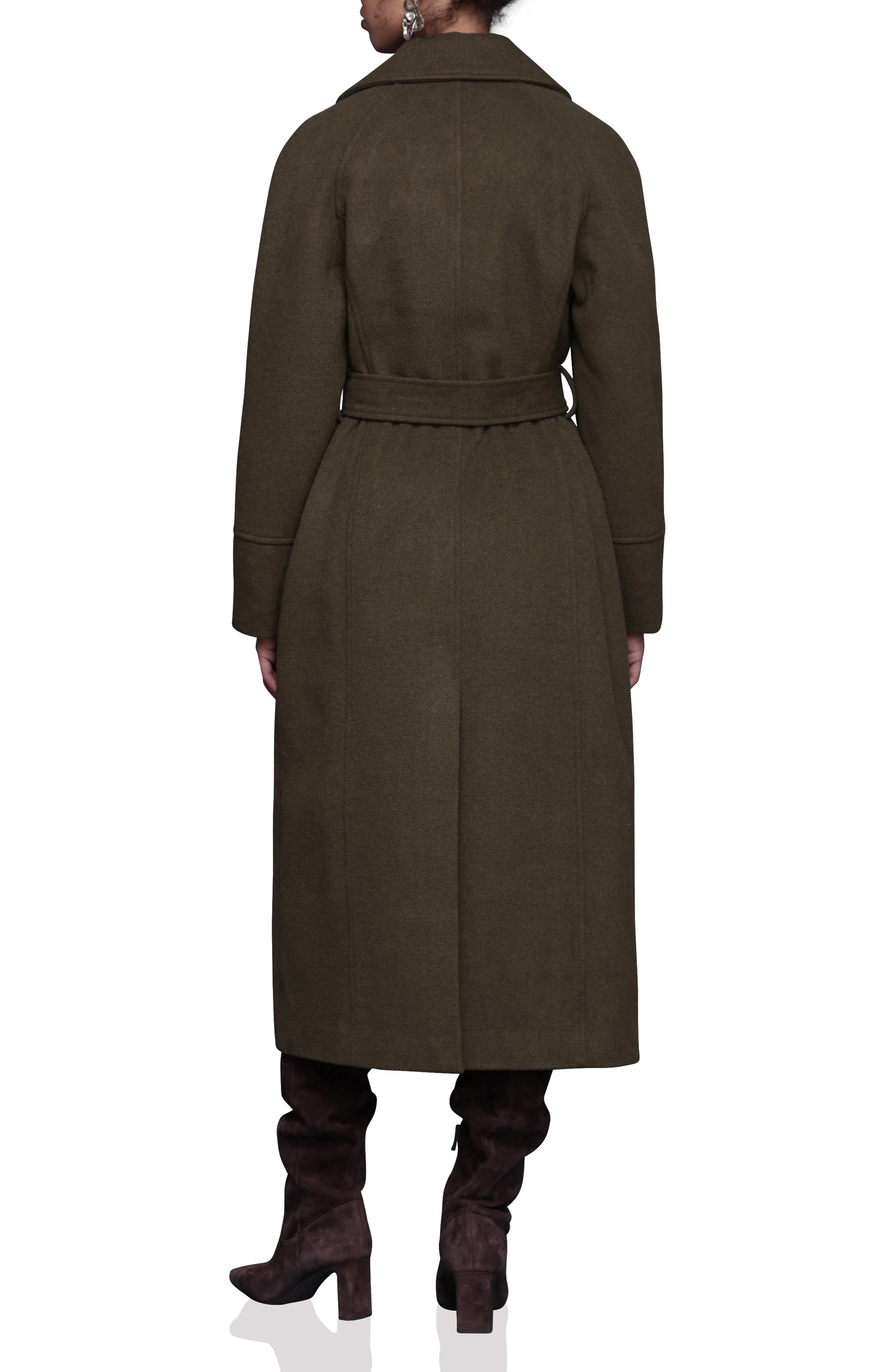 Relaxed Fit Belted Longline Coat - image 2