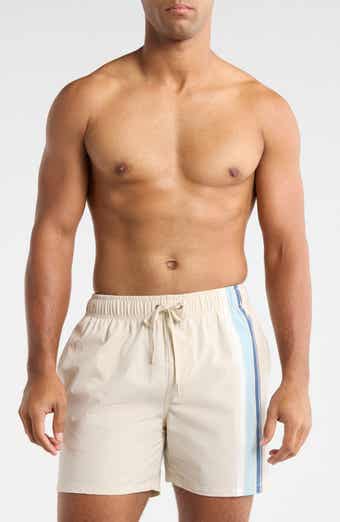 Vintage Summer Poolside Stretch Volley Swim Shorts