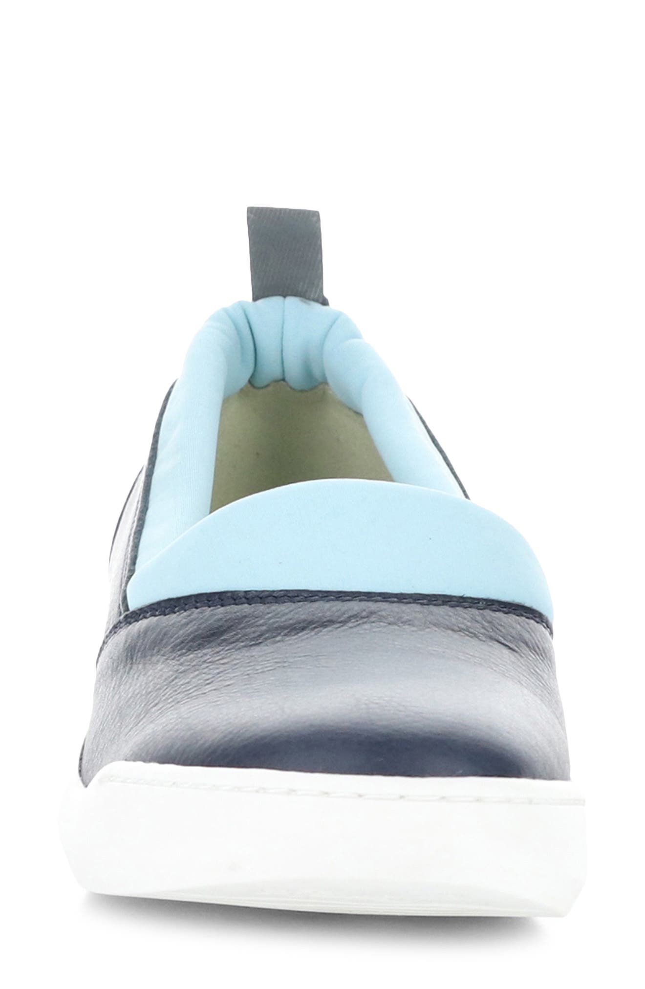 Softinos by Fly London Slip On Sneaker, Alternate, color, Navy Smooth Leather