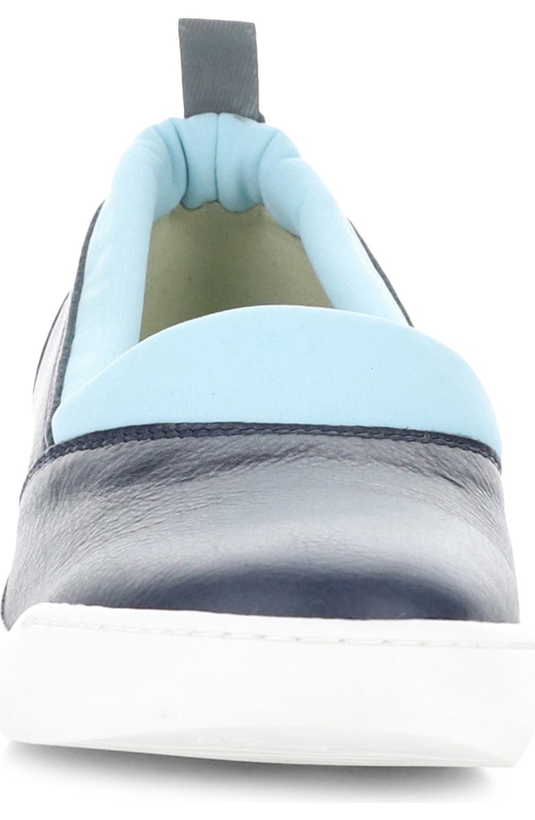 Softinos by Fly London Slip On Sneaker, Alternate, color, Navy Smooth Leather