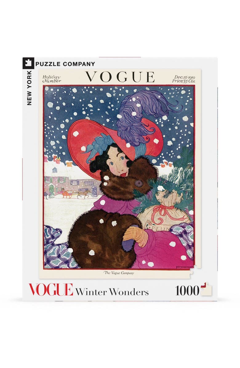 NEW YORK PUZZLE COMPANY Winter Wonders 1000 Piece Puzzle, Main, color, 
