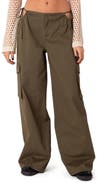 EDIKTED Carlo Low Rise Side Cutout Cargo Pants
