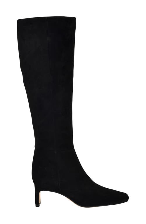 Calvin Klein Caterine Knee High Boot In Black
