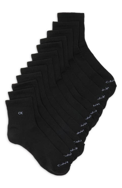 6-Pack Cushioned Quarter Socks
