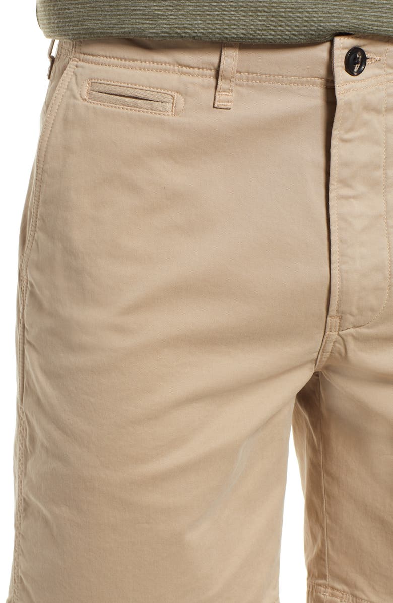 Billy Reid Men's Cotton Blend Chino Shorts, Alternate, color, Khaki